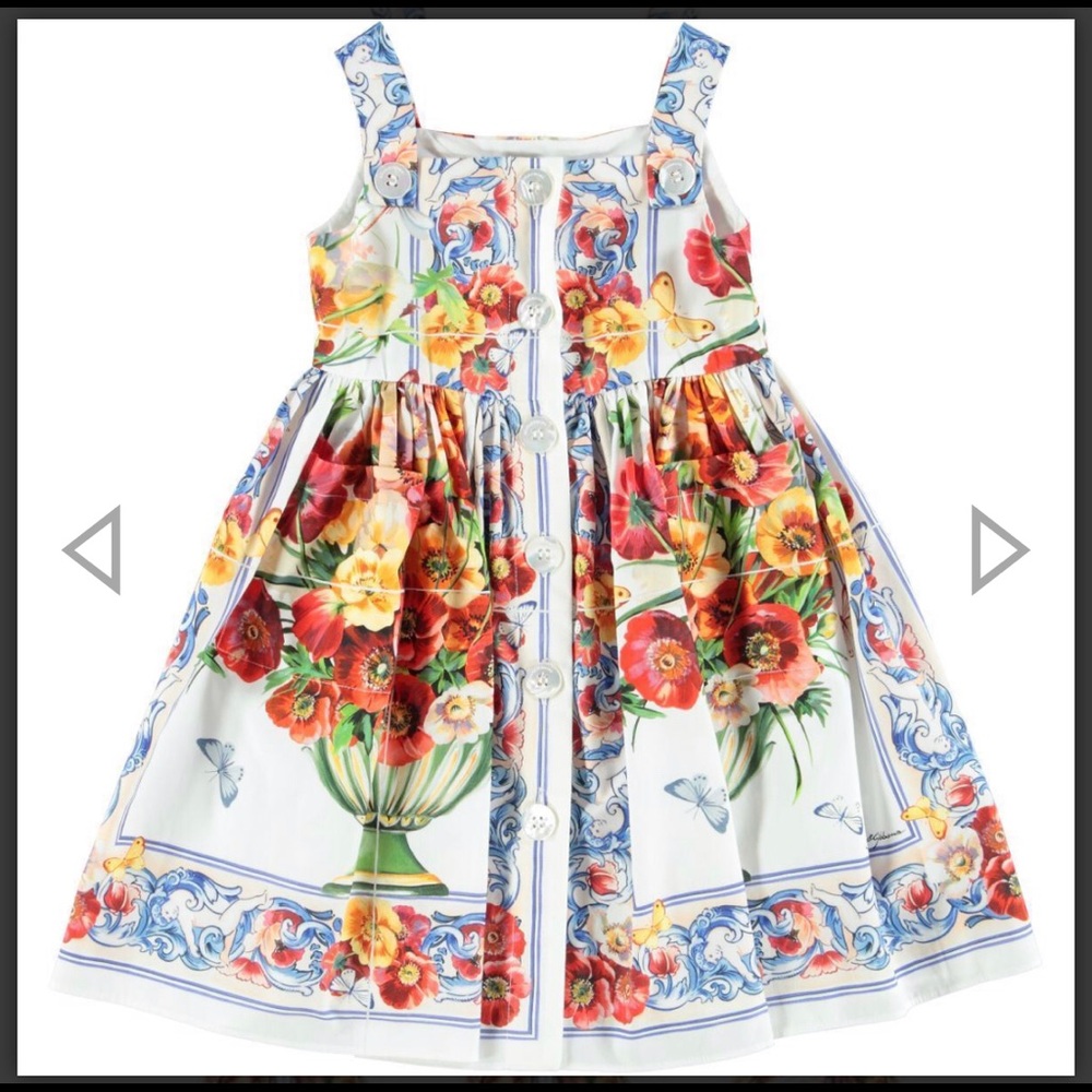 Dolce & Gabbana "VASO FIORI MAIOLICHE" DRESS
